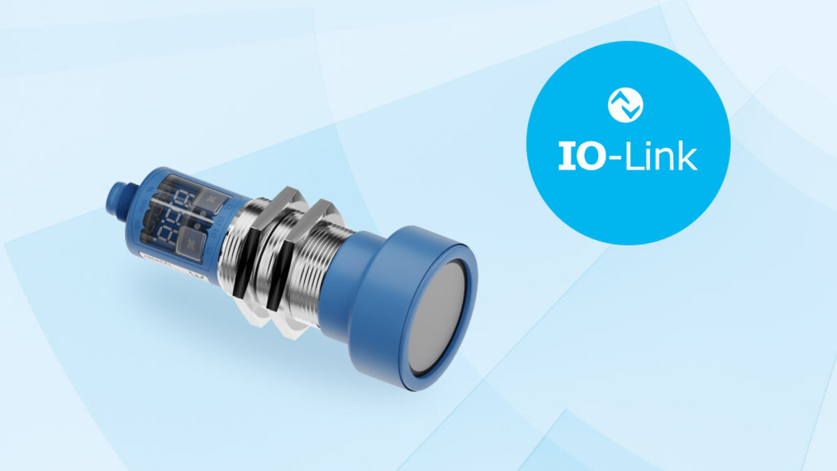 crm+ Ultraschall-Füllstandssensor mit IO-Link