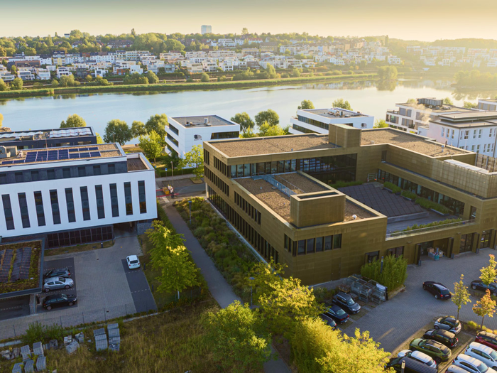 microsonic Firmengebäude am Dortmunder Phoenixsee