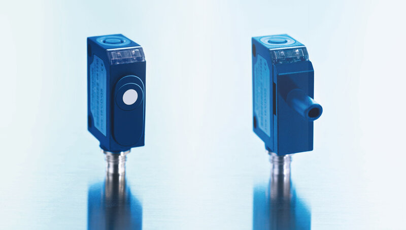 zws Ultraschallsensor (links) und zws Sensor mit SoundPipe (rechts)