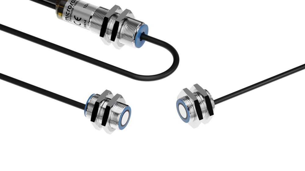 Bild von der dbk+4 Empfäng er Sender M18 M18 Ultraschall-Doppelbogenkontrolle