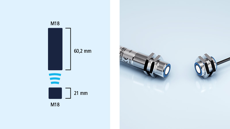 dbk+4 Ultraschall-Doppelbogenkontrolle Das (rechts) dargestellte Bild zeigt die dbk+4 Ultraschall-Doppelbogenkontrolle, während (links) die Größenangaben des dbk+4 Ultraschall-Doppelbogenkontrollgerätes dargestellt sind.