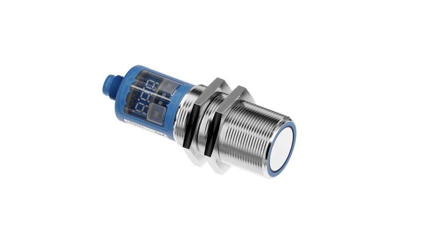 Auf dem Bild ist der mic+300 Ultraschallsensor abgebildet
