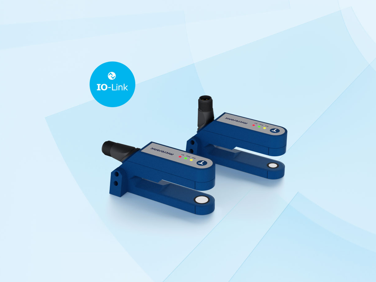 esf+1 Ultraschall-Etikettensensor mit IO-Link