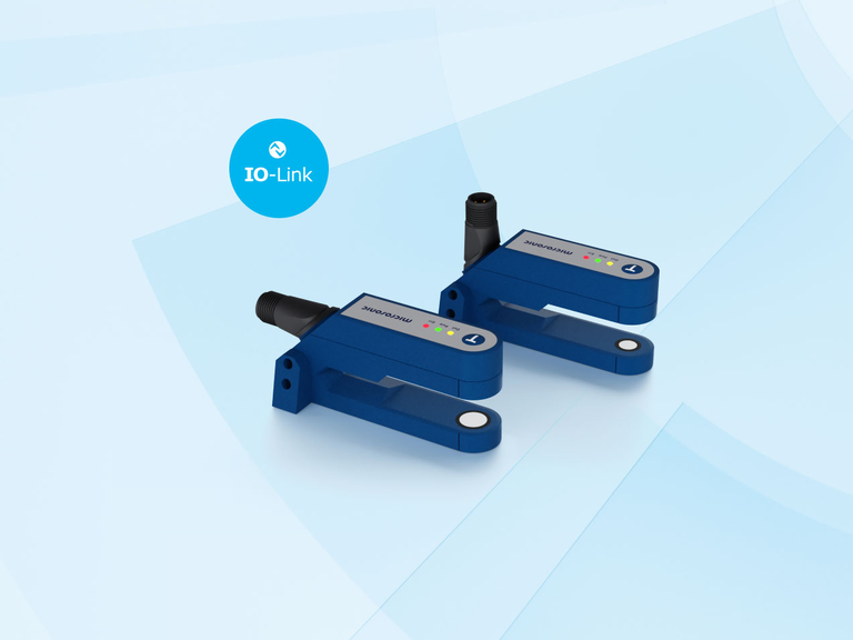 esf+1 Ultraschall-Etikettensensor mit IO-Link
