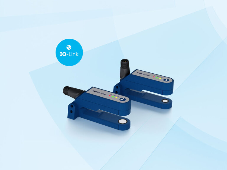 esf+1 Ultraschall-Etikettensensor mit IO-Link
